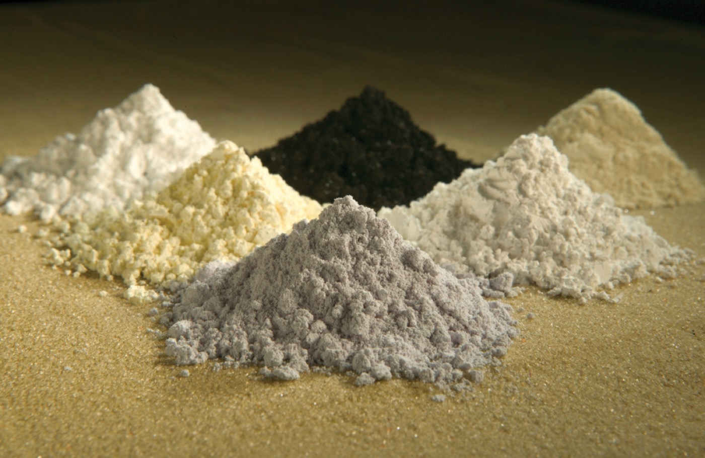 Rare earth oxide powders